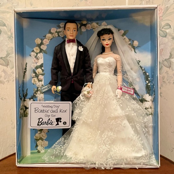 Mattel Barbie 50th Anniversary Wedding Day Barbie & Ken Doll 2009